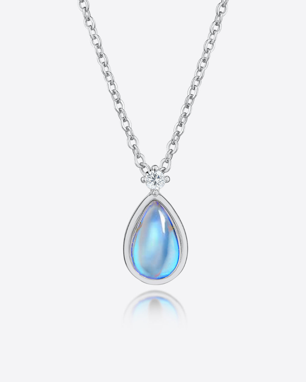 ELLI Halskette Damen Filigran Basic Minimal Mit Mondstein In 925 Sterling Silber P 775698971 ELLI Halskette Damen Filigran Basic Minimal Mit Mondstein In 925 Sterling Silber P 775698971