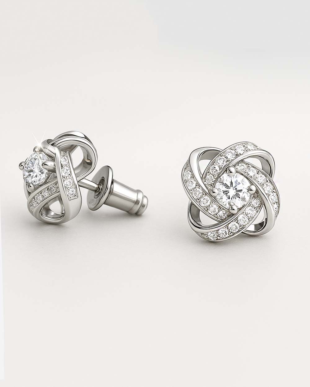 DANIEL CLIFFORD Odette Damen-Ohrringe 925 Sterling Silber Zirkonia Kristalle I Echtschmuck für Frauen + Geschenk-Box für Sie zum Jahrestag Geburtstag Jubiläum