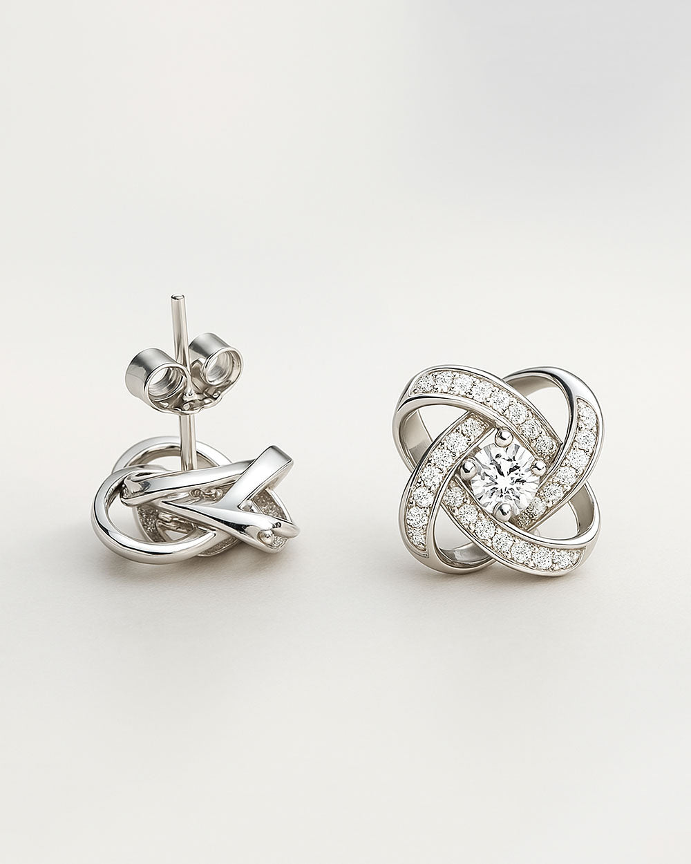 DANIEL CLIFFORD Odette Damen-Ohrringe 925 Sterling Silber Zirkonia Kristalle I Echtschmuck für Frauen + Geschenk-Box für Sie zum Jahrestag Geburtstag Jubiläum