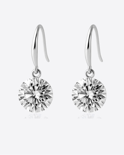 DANIEL CLIFFORD Elizabeth Damen-Ohrringe 925 Sterling Silber I Zirkonia Kristall I Echtschmuck Geschenk für Frauen