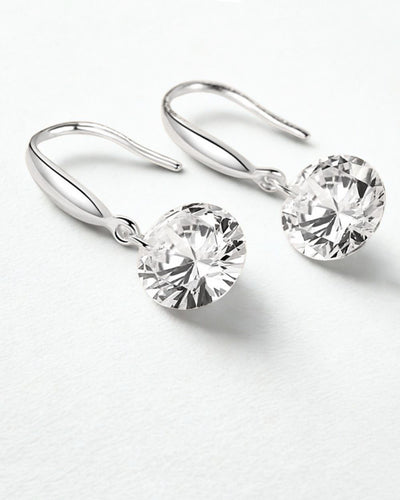 DANIEL CLIFFORD Elizabeth Damen-Ohrringe 925 Sterling Silber I Zirkonia Kristall I Echtschmuck Geschenk für Frauen