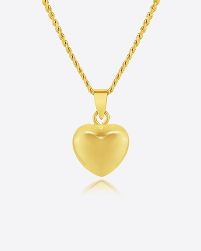 DANIEL CLIFFORD „Milena“ Damen Herzkette 585 Gold 14k Echtgold Anhänger Herz klein 45cm filigrane Goldkette Herzanhänger dünne Halskette Frauen 