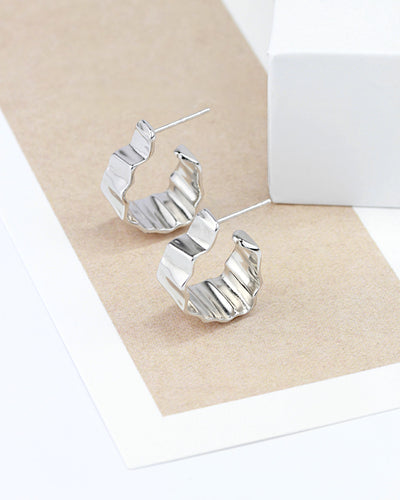 Daniel Clifford Damen Ohrringe Creolen Donna Silber 925 20mm massiv Geschenk Frauen Freundin Mutter Schwester Echtschmuck Hoops Ohrstecker rund