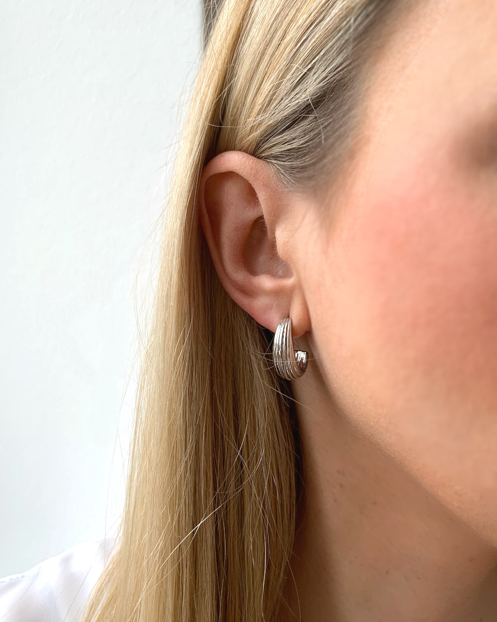 Daniel Clifford schmuck Damen Ohrringe Silber 925 Creolen Sterlingsilber Geschenk für Frau Freundin