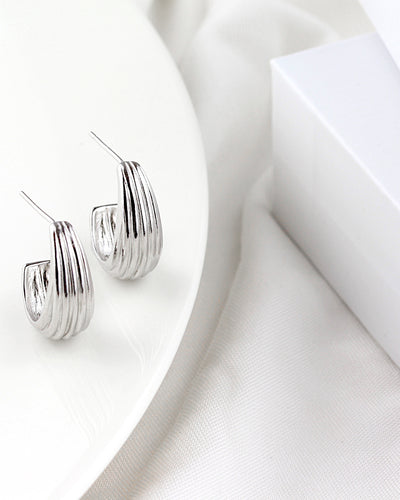 Daniel Clifford schmuck Damen Ohrringe Silber 925 Creolen Sterlingsilber Geschenk für Frau Freundin