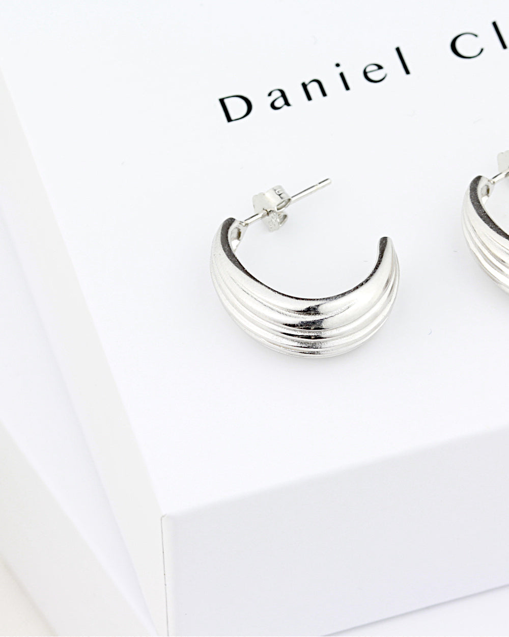 Daniel Clifford schmuck Damen Ohrringe Silber 925 Creolen Sterlingsilber Geschenk für Frau Freundin