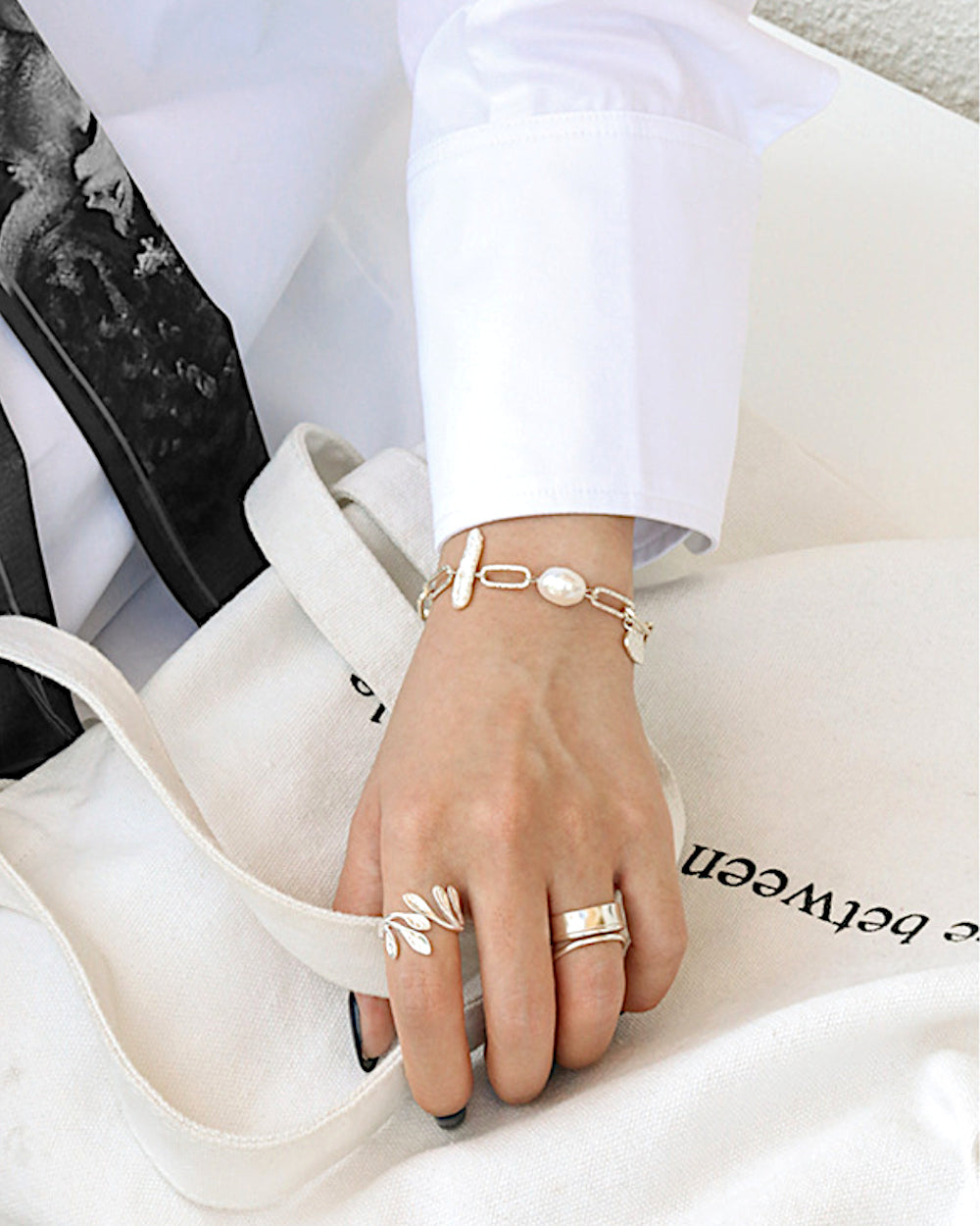daniel Clifford damen ring silber 925 lea lorbeer blaetter blume silberring größenverstellbar handgefertigt schmuck geschenk frau freundin